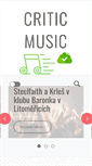 Mobile Screenshot of criticmusic.cz